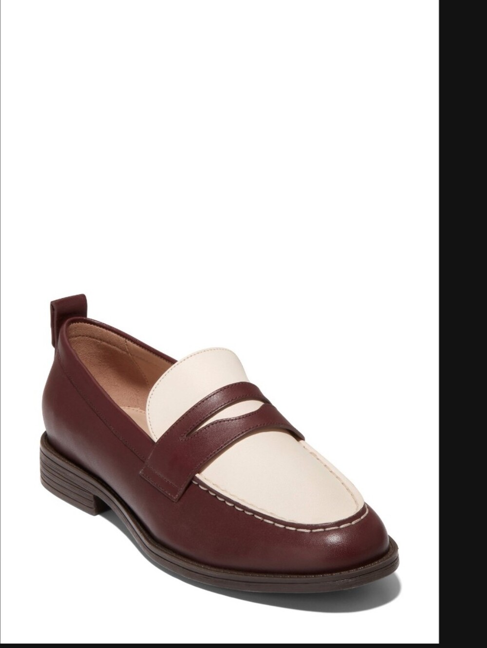 Cole Haan Stassi Leather Penny Loafers